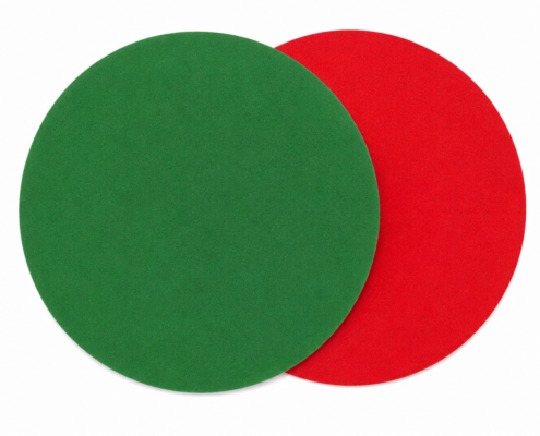 Double-sided Red/Green Magnetic Indicators